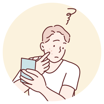 Q2ニキビ肌って遺伝するの?