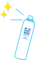 TRANSPARENT White UV Spray