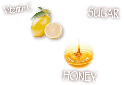 Vitamin C, SUGAR, HONEY