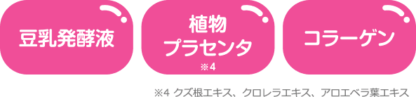 豆乳発酵液　植物プラセンタ　コラーゲン