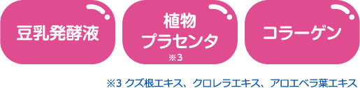 豆乳発酵液　植物プラセンタ　コラーゲン